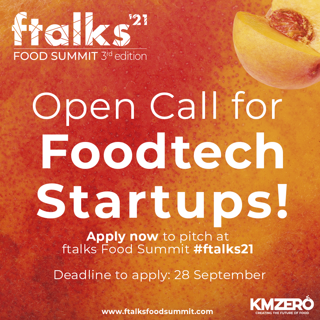 KM ZERO busca a las mejores startups de alimentacin para premiarlas en ftalks21
