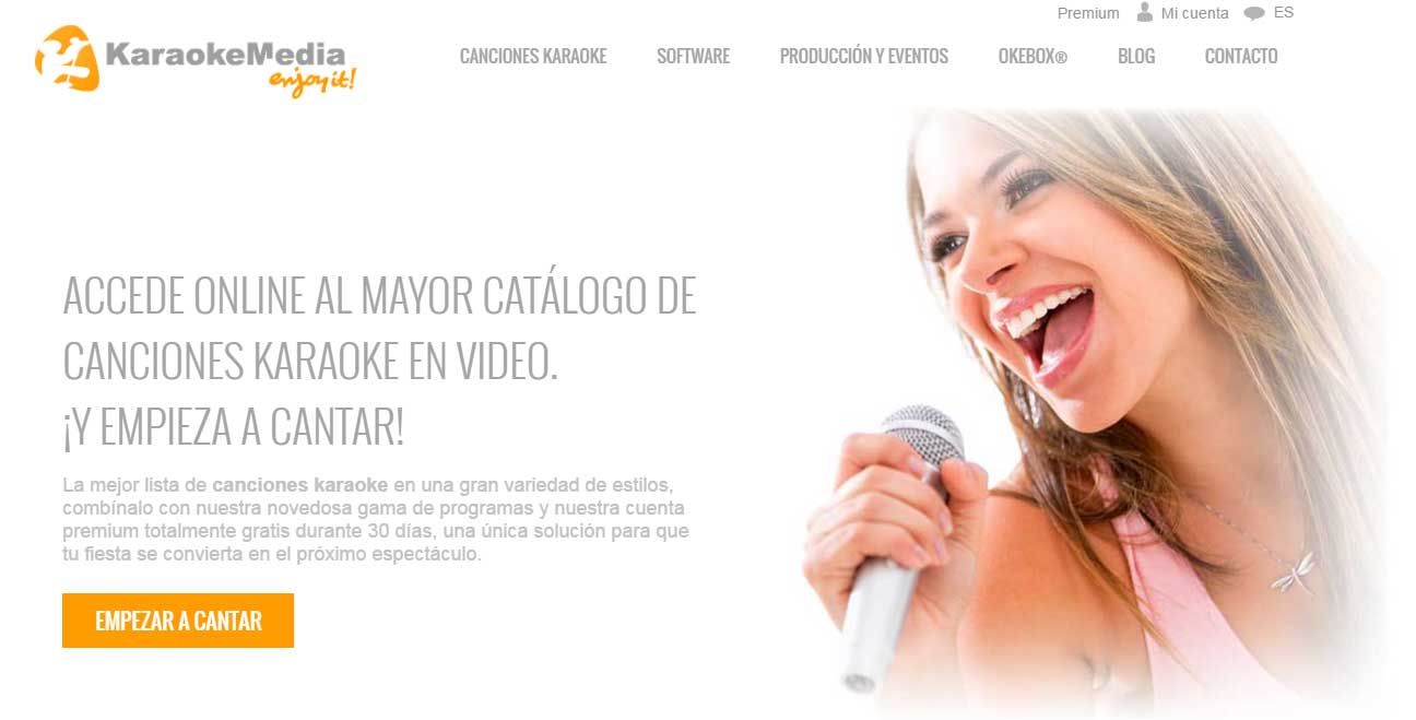KaraokeMedia  | Karaoke Online y Programas Profesionales para Cantar.