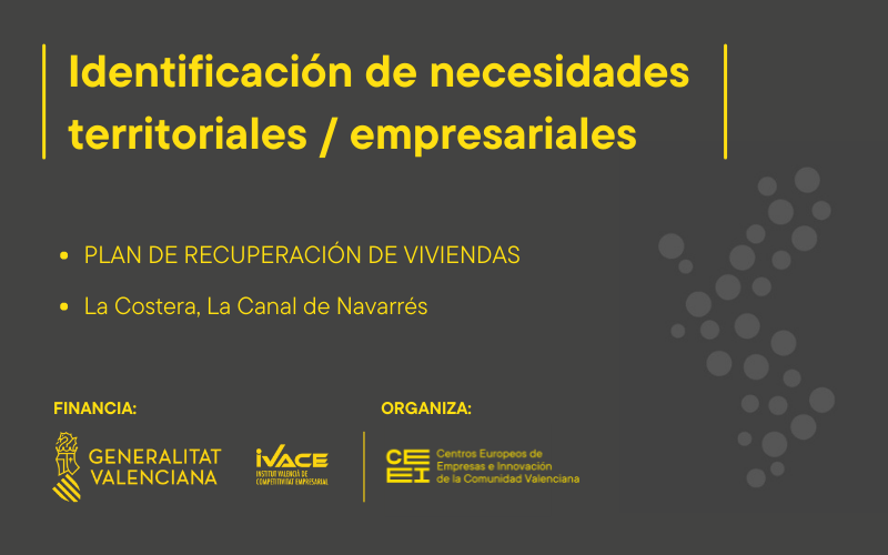 Plan de recuperación de viviendas