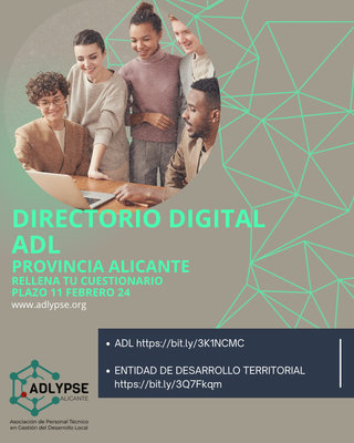 Directorio Digital de Agencias de Desarrollo Local de Alicante. Cierre de plazo