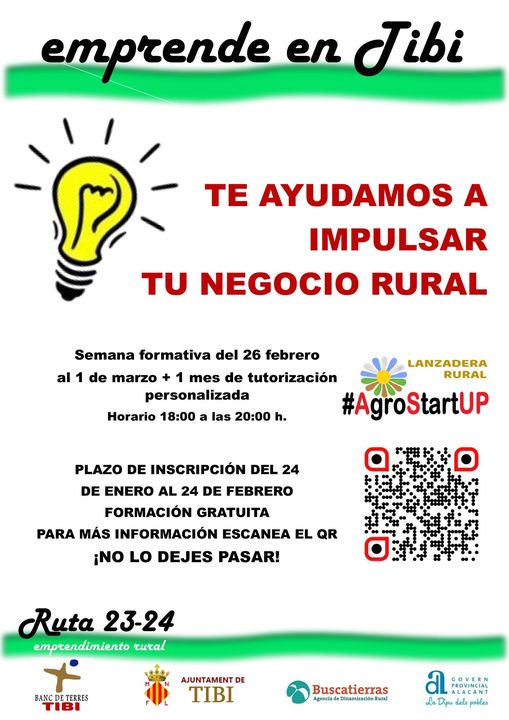 Emprendimiento agrario en Tibi