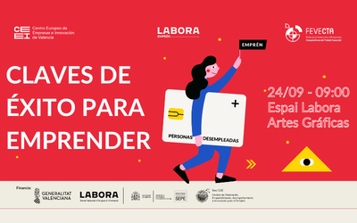 Claves de �xito para emprender en Espai Labora Artes Gr�ficas en Valencia
