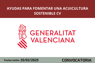 Ayudas para fomentar una acuicultura sostenible CV