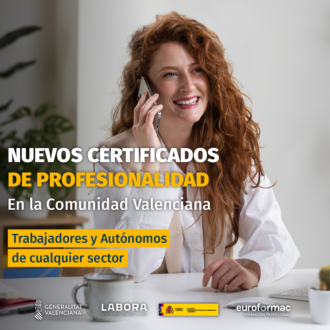 Certificados de profesionalidad para trabajadores y aut�nomos sector dependencia