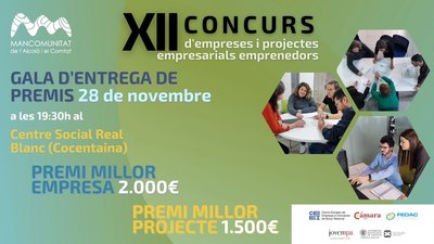 Entrega de premios XII Emprendedores de la Mancomunitat de l'Alcoi i el Comtat