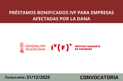 Prstamos bonificados IVF para empresas afectadas por la DANA