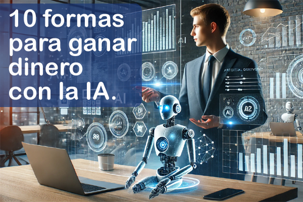 10 formas para ganar dinero con la IA. Claves para generar ingresos con la inteligencia artificial