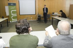 Jose Besalduch de Marcaprint Innova presentando su empresa. Ceei Castell�n.