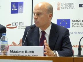 Mximo Buch, Conseller de Economa, Industria y Comercio

