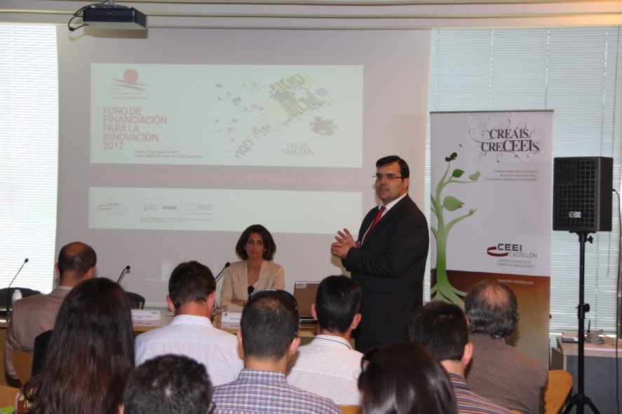 Presentación del foro de financiación, Luis Miguel Batalla, técnico ceei castellón