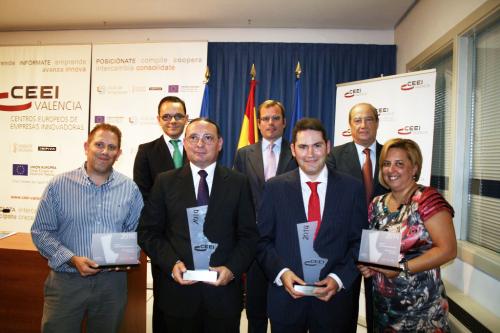 Ra�l Royo, Joaqu�n Rios, Jes�s Casanova y todos los premiados