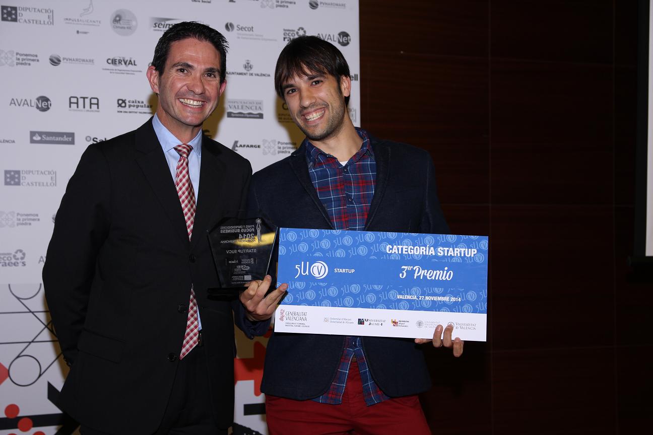 Tercer Premio 5U Startup  #DPECV2014