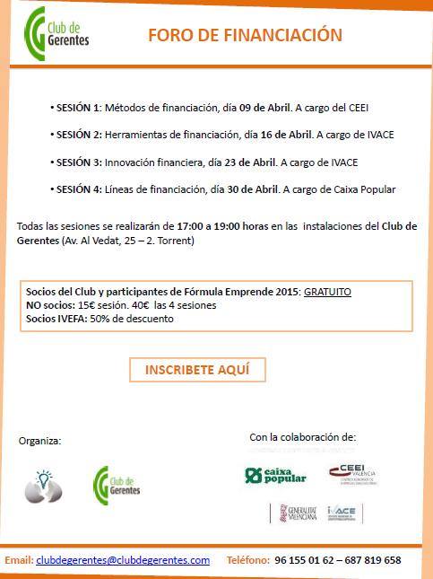 Foro de Financiacin