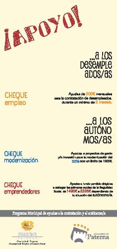 Progama de ayudas de Paterna