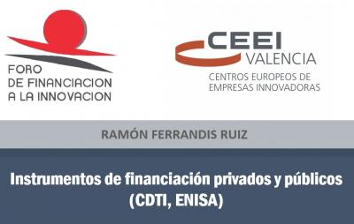 Instrumentos de financiacin privados y pblicos (CDTI, ENISA)