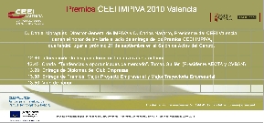Acto de entrega de los Premios CEEI  IMPIVA 2010 Valencia