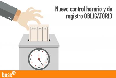 Control horario OBLIGATORIO y registro en el ámbito laboral