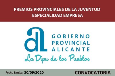 Premios Provinciales de Juventud  especialidad empresa
