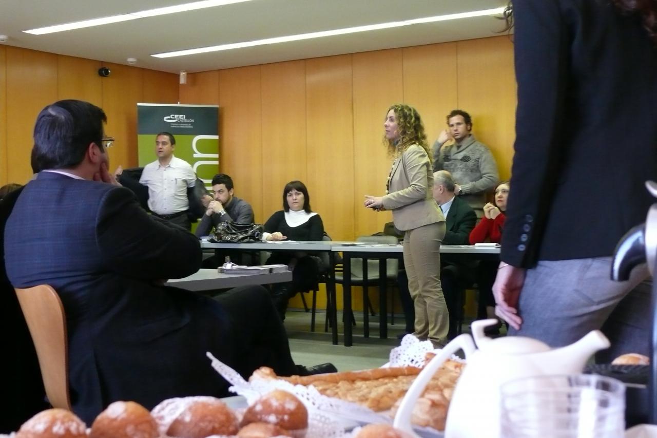 Desayuno de innovaci�n CEEI Castell�n 10/03/2011, Edurne Zubiria t�cnico CEEI Castell�n