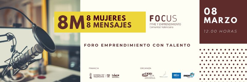 Banner Foro Emprendimiento con talento 8 MARZO