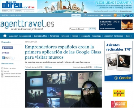 Emprendedores espa�oles crean la primera aplicaci�n de las Google Glass para visitar museos