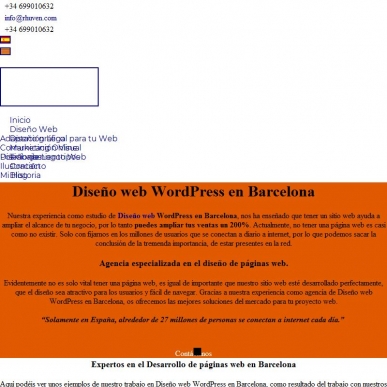 Expertos en Dise�o web WordPress en Barcelona y Marketing Online .